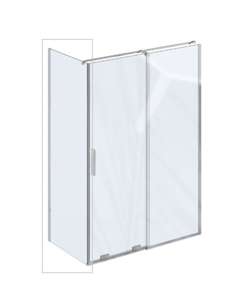 RAVAK - Roll Sprchová stěna 80x195 cm, chrom/čiré sklo X90V40C00Z1