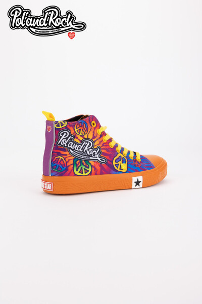 Tenisky Pol'and'Rock Festival X Big Star SS174502 Oranžové 36
