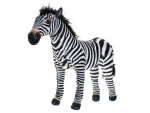 Plyšová zebra stojící 28 cm - realistická