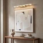 Koupelnové nástěnné LED svítidlo SWE057-W GOLD OSW-20157