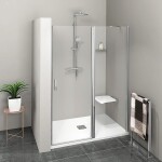 POLYSAN - ZOOM sprchové dveře 1300, čiré sklo ZL1313