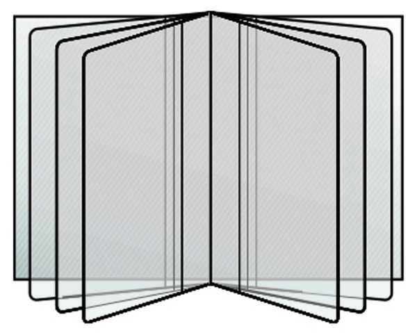 Průhledný obal 80x115mm vložka do řidičáku 300/140mic.