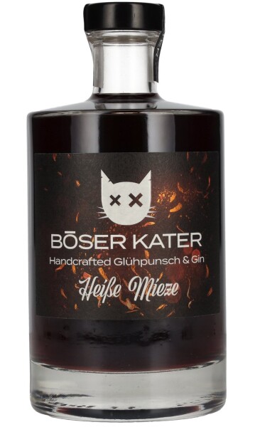 Böser Kater Heiße Mieze Handcrafted Glühpunsch & Gin 0,5L, 17%