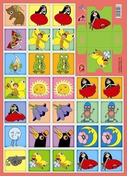 Maková panenka - pexeso - Gabriela Dubská