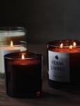 Ferm Living Vonná svíčka Vitto Brown Sugar, hnědá barva, sklo