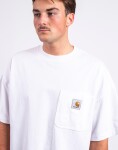 Tričko Carhartt WIP S/S Work Pocket T-Shirt White