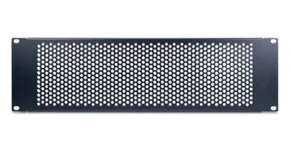 Inter-Tech Krycí panel 19" 3U černá / Krycí panel / RAL 9005 / 482x134x11mm (88887320)
