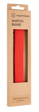 Tactical 773 Pletený Převlékací Řemínek pro Watch 42 44mm vel. L červená (8596311138515)