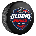 Inglasco Sherwood Puk NHL Global Series 2024 Czechia Buffalo Sabres vs New Jersey Devils Logo