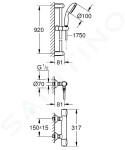 GROHE baterie, chrom