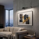 Koupelnové nástěnné LED svítidlo SWE051-1W 80 cm Black OSW-20151