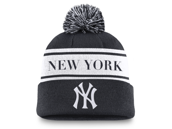 Nike Pánská zimní čepice New York Yankees MLB Peak Standard Cuff Pom Beanie