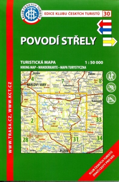 KČT 30 Povodí Střely 1:50 000 Turistická mapa, 6. vydání