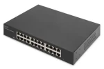 Digitus DN-80113-2 černá / Switch / 24 portů Gigabit Ethernet / Unmanaged / 19" rack / bez ventilátoru (DN-80113-2)