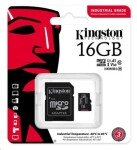 Kingston microSDXC 16GB Industrial + adaptér / UHS-I / U3 / V3 (SDCIT2/16GB)