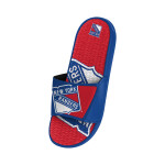 FOCO Pánské pantofle New York Rangers NHL Colorblock Slipper Velikost: XL = 46-48 EU