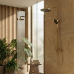 REA - Sprchový set Lungo Stripe Brush Gold REA-P9490