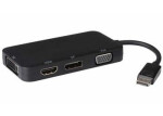 PremiumCord adaptér DisplayPort - DP + HDMI + DVI + VGA / 1080p / 4K*2K (kportad16)