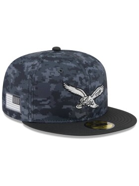 New Era Pánská kšiltovka Philadelphia Eagles NFL Throwback 2026 Salute to Service 59FIFTY Fitted Velikost: 7 3/8