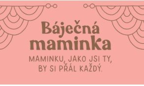 Zrcadlový svícen Báječná maminka RŮŽOVÁ - Albi