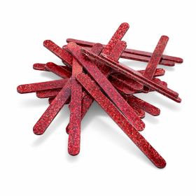 Cake star Akrylatové tyčky na nanuk bordová perleť délka 11,5cm (10ks)