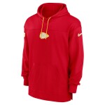 Nike Pánská mikina Kansas City Chiefs NFL 2024 On-Field Sideline Jersey Hoodie Velikost: 2XL