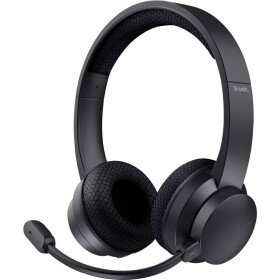 Trust AYDA WIRELESS ENC HEADSET Sluchátka On Ear Bluetooth® černá Počítače