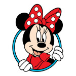 Dřevěné vybarvovací postavičky Mickey a Minnie