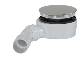 Sifon ke sprchové vaničce SAT Project 90 mm nerez plast SATESLIM90CR SATESLIM90CR