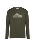 ICEBREAKER Mens Merino 150 Tech Lite LS Tee AorakiExplor, Dark Loden velikost: L