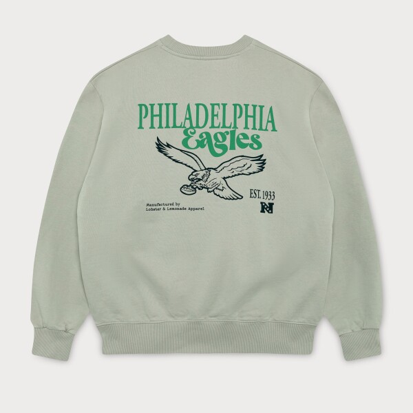 Lobster & Lemonade Pánská mikina Philadelphia Eagles NFL L&L '96 Classics Crew Sweater Velikost: 2XL