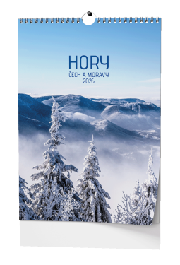 Nástěnný kalendář 2026 Baloušek - Hory Čech a Moravy