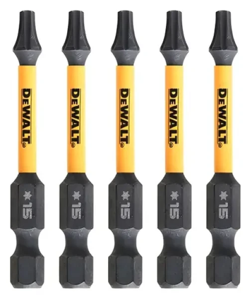 DeWalt Sada bitů Extreme Torx T15 5 ks / Bity / T15 / 57 mm (DT7394T)