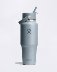 Hydro Flask Wide Mouth Travel Bottle with Flex Straw Cap (946 ml) Shale Gray
