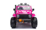 Mamido Elektrické autíčko Jeep 4Speed 24V | 4x200W růžové