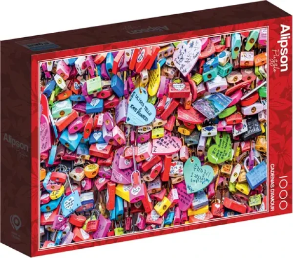 ALIPSON Puzzle Zamilované visací zámky