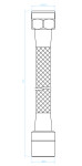 Kuchinox - Perlátor 2-funkce 17 cm, černý CPW_77DD