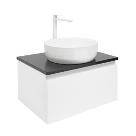 Koupelnová skříňka s krycí deskou SAT B-WAY 59x30x45 cm bílá lesk BWAY60WTKUB BWAY60WTKUB