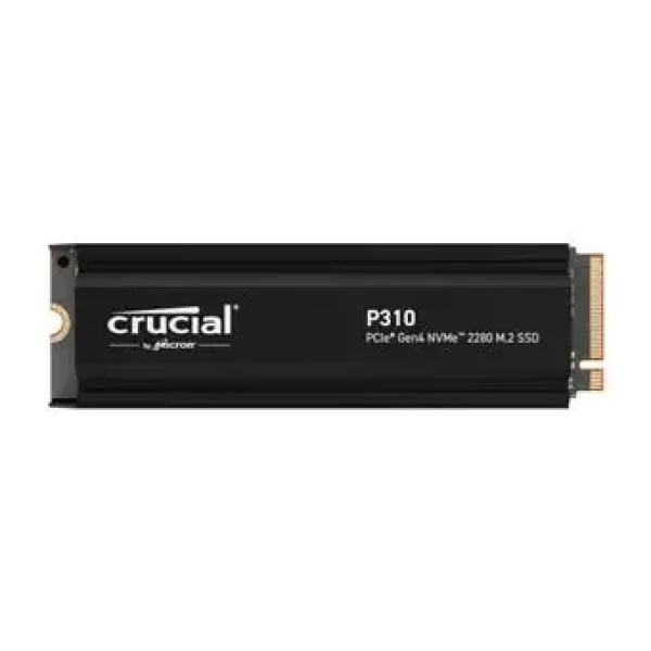 Crucial P310 2TB / M.2 SSD 2280 / PCIe 4.0 / R:7100MBs / W:6000MBs / Heatsink / 5y (CT2000P310SSD5)