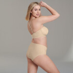 Padded Basic strapless podprsenka s kosticí s výztuží, var. ramínka 5640 desert - RosaFaia 753 desert 80E
