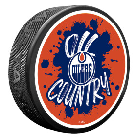 Mustang Puk Edmonton Oilers NHL Slogan