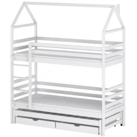 Posteľ Domček Dalia 80x160 white