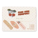 Konges Sløjd Dětské voděodolné náplasti Kiss and Comfort Lemon / Cherry – 24 ks Lemon, textil