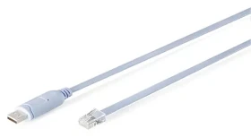 Digitus USB 2.0 - RJ45 konzolový kabel bílá / Konzolový kabel / 1,8 m (DA-70173)