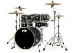 PDP Concept Maple 7 Piece Satin Black FinishPly