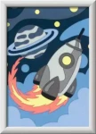 Ravensburger 235605 CreArt Vesmírná raketa