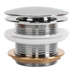 REA - Univerzální vanová výpusť Click-clack - Chrome REA-W2013