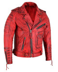 Red Alert – kožená bunda s duchem svobody - S