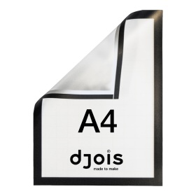 Djois magnetický rámeček - Magneto PRO, A4, PP, černý, 5 ks