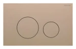 Geberit Sigma40 ovládací tlačítko kartáčované červené zlato / Ovládání splachování / Nerezová ocel / Easy-to-clean (115.628.QB.1)